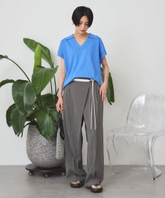 AMERICAN HOLIC フレンチスリーブスキッパールーズニットプルオーバー