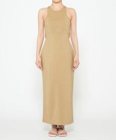 uncrave 【手洗い可】ドライタッチ ニット アメスリ バックオープン ワンピース（uncrave WHITE）