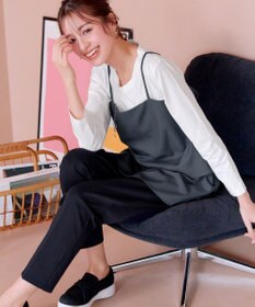 Tiaclasse L 【UVカット・吸水速乾】 “きれい見え” カットソーテーパードパンツ