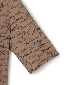 ICB 【30th ANNIVERSARY】5cityプリント バンドカラーブラウス