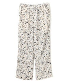 UNFILO MENS ボタニカルプリント イージーテーパードパンツ