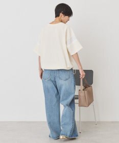 AMERICAN HOLIC 異素材ラインプルオーバー