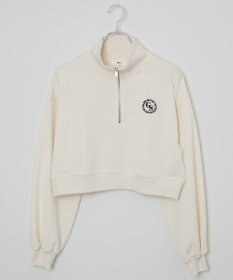 WEGO ハーフジップショートスウェット