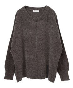 Green Parks ベロアモールリラックスサイズニットプルオーバー