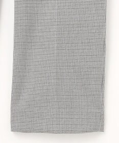 J.PRESS LADIES L 【洗える】シャークスキンハウンドトゥース テーパード パンツ