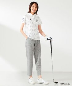 WOMEN】【吸水速乾/UVカット】ミッフィーフェイスポロシャツ / 23区