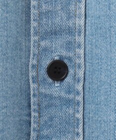 NAVE 【ReNAVE　洗える】ストレッチデニム シャツ