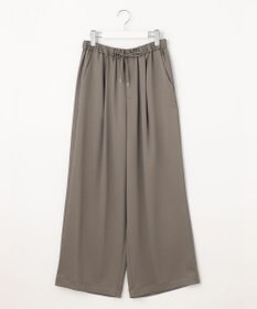 自由区 L 【洗える】チンツサテンタンブラー ワイドパンツ