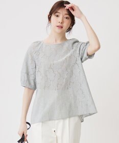 ANY SIS S 【洗える】ラグランレースＴ ブラウス
