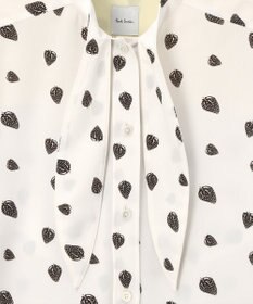 Paul Smith Graphic Strawberry ボウタイ ブラウス