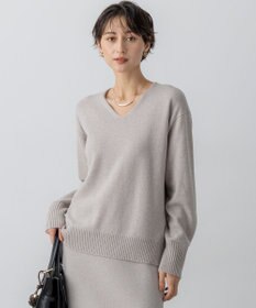 23区 【見上愛さんコラボカラー/VERY掲載】カシミヤブレンド Vネック ニット