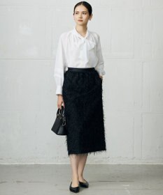 自由区 【カタログ掲載】ソフトスパンビエラボウタイ ブラウス