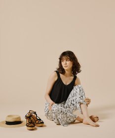 San-ai Resort（三愛水着楽園） ロングパンツセット　9M・11L　【Coral veil（コーラルヴェール）】