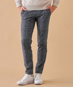 23区GOLF 【MEN】【ストレッチ】チェック柄 ジャージーパンツ