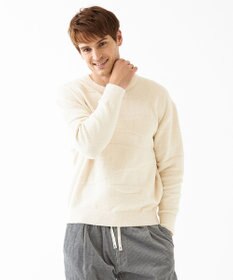 JOSEPH ABBOUD MOUNTAIN 【SPACE／UNISEX】ベアフリースカモフラージュ ニット