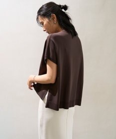 UNFILO スゴ機能美 ロゴフレンチスリーブ ニット