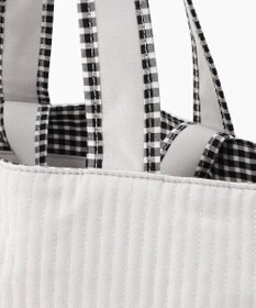 J.PRESS LADIES 【WEB限定・リバーシブル】キルティング トートバッグ