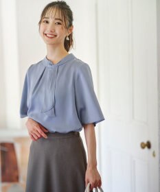 ANY SIS L 【洗える】トロミサテンボウ ブラウス