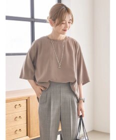 AMERICAN HOLIC 接触冷感　衿リブブラウソー