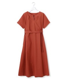 23区 L 【一部店舗限定/UVカット/洗える】タイプライター サック風 ワンピース