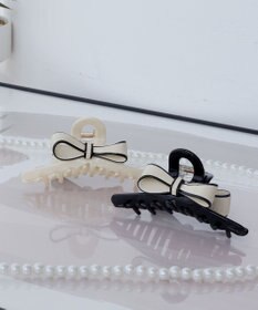 Tiaclasse ツイストリボンデザインバンスクリップ