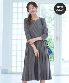 Tiaclasse 【洗える】プリーツワンピース