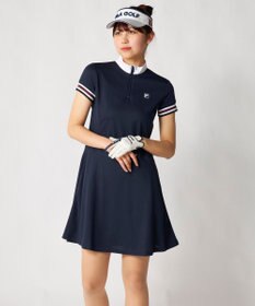 FILA GOLF／marie claire 【FILA GOLF】ハーフジッププリーツワンピース