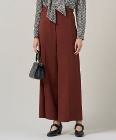 ICB 【30th ANNIVERSARY】ヴィスコースウールツイル ワイドパンツ マホガニー系