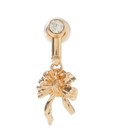Maison de FLEUR カーリーリボンパールイヤリング