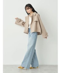 earth music&ecology ショートトレンチコート