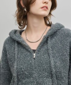 GRACE CONTINENTAL フェザーニットパーカー