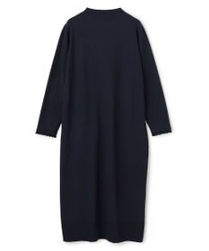 UNFILO L フリルトリミング ニットワンピース