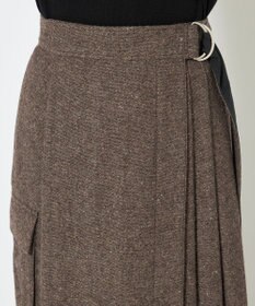 uncrave ネップツイード スカート（uncrave WHITE）