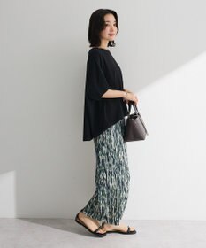 Green Parks 柄プリーツスカート