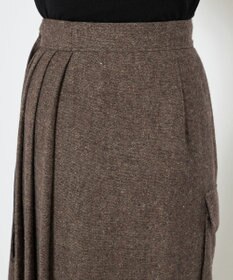 uncrave ネップツイード スカート（uncrave WHITE）