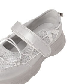 Green Parks ドロストコードメッシュスニーカー