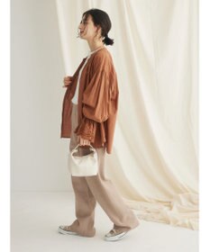 CRAFT STANDARD BOUTIQUE スカラレース袖ブラウス