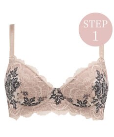 BRADELIS New York 【BRADELIS New York / 育乳補整ブラ・STEP1 集める】ウェンディソフトステップ1ブラ25S1 補正下着 補正 ブラジャー