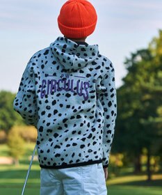 PW CIRCULUS 【MEN】SNOW LEOPARD柄フーディー