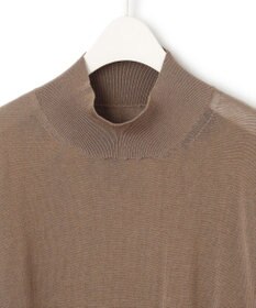 ICB 【洗える】 ウールアセテートハイゲージ ハイネックプルオーバー