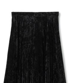 ICB 【洗える】 シアーベルベット プリーツスカート