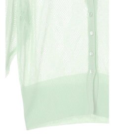 earth music&ecology 花柄シアーカーディガン