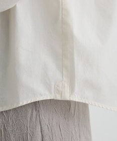 CRAFT STANDARD BOUTIQUE 袖シャーリングバンドカラーシャツ