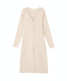 earth music&ecology Ｖネックニットワンピース