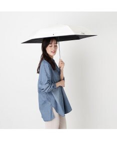 MOONBAT 【WEB限定】遮光100% 晴雨兼用 折りたたみ日傘 ワンポイント ポロポニー 簡単開閉