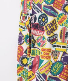 23区GOLF WEB限定【WOMEN】ステッカープリント モックネックワンピース