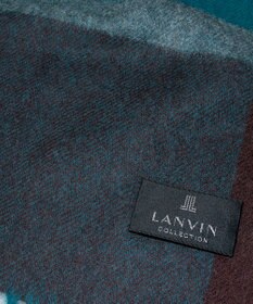 AURORA LANVIN COLLECTION ランバン コレクション カシミヤ  チェックストール