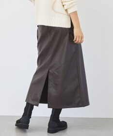 AMERICAN HOLIC Wポケットフェイクレザースカート