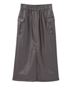 AMERICAN HOLIC Wポケットフェイクレザースカート