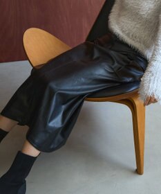 AMERICAN HOLIC Wポケットフェイクレザースカート